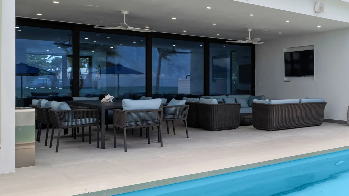 Covered patio